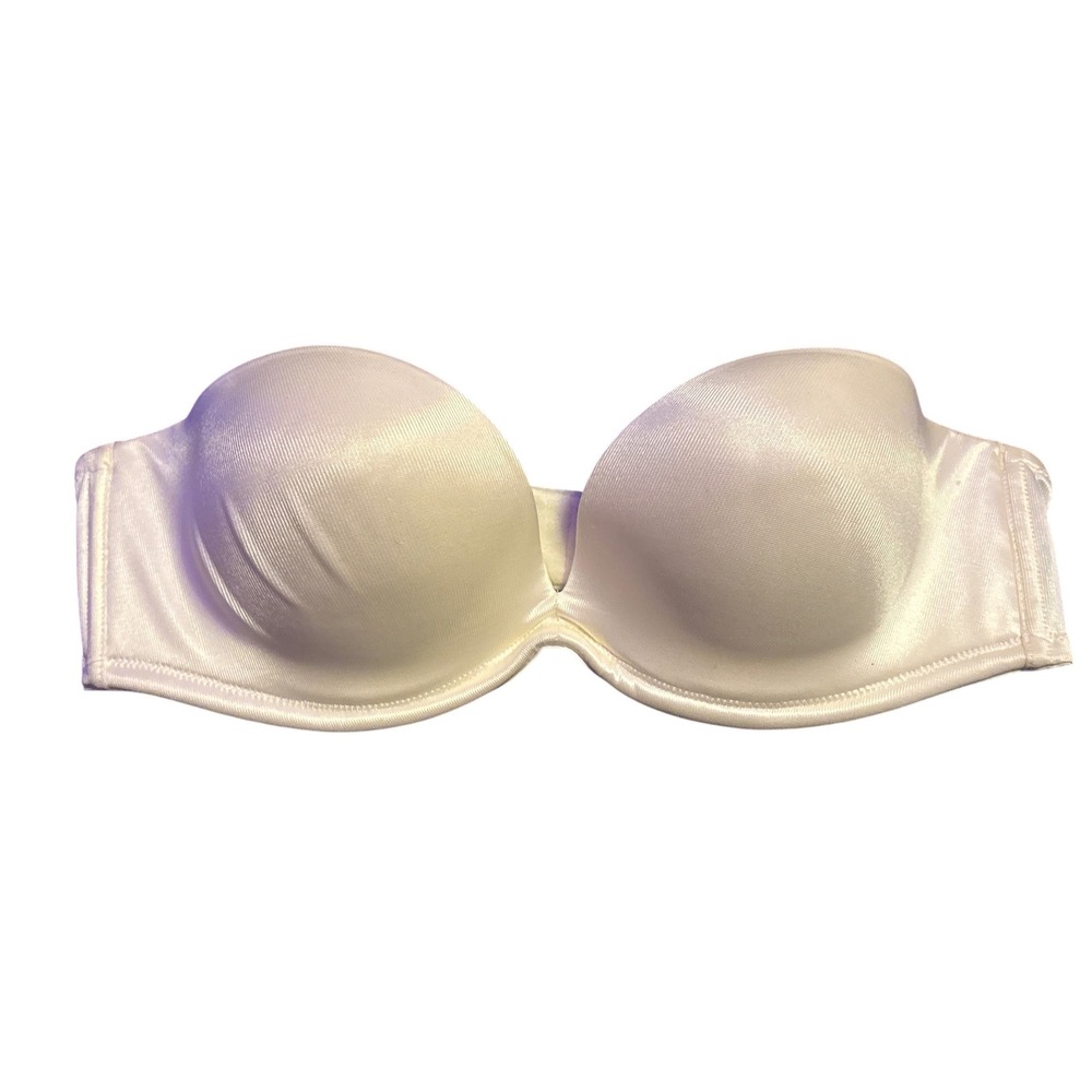 Wonderbra Women's Nude Beige Strapless Push-Up Bra Size 36B